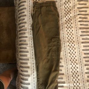 Olive green Cloth and Stone joggers